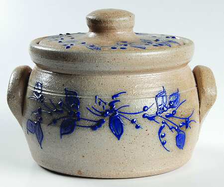 Blue Vine Individual Casserole & Lid