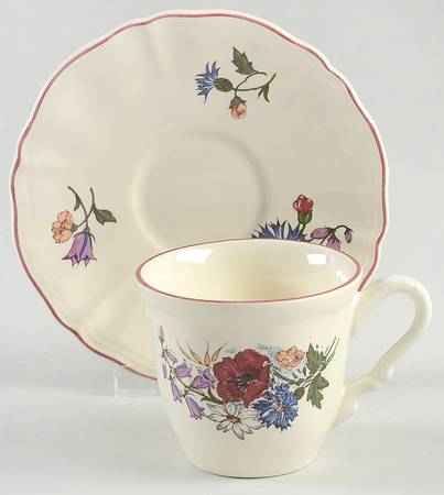 Agreste Flat Demitasse Cup & Saucer Set