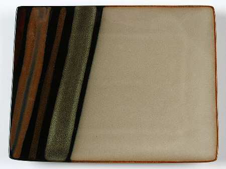 Avanti Black 9" Rectangular Serving Platter
