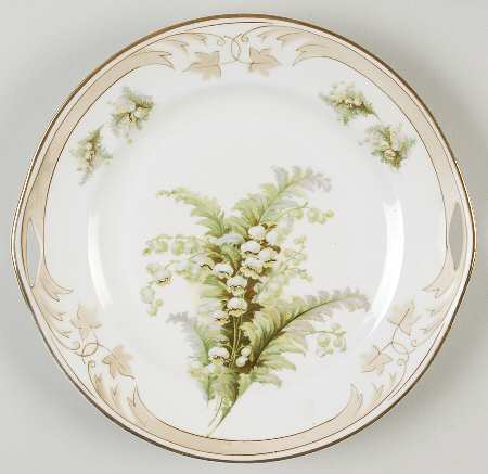 La Touraine Handled Cake Plate