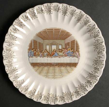 Lord's Supper (Coupe, Scalloped) by Sanders