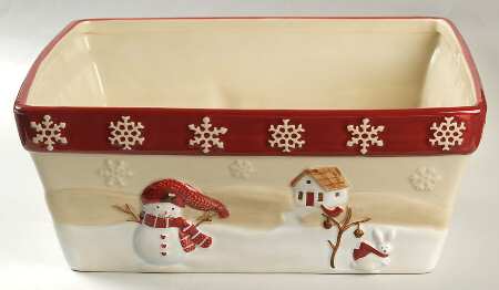 Winter Wishes 10" Square Serving Bowl