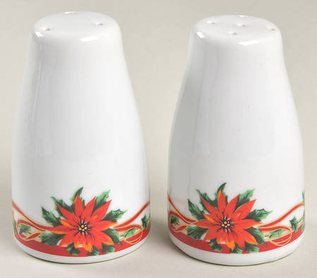 Poinsettia Salt & Pepper Set