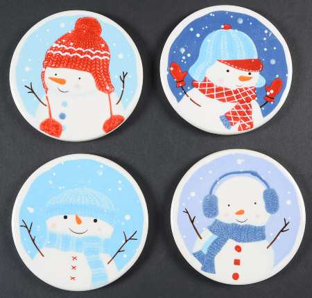 Let It Snow Coaster - Set of 4 Motifs