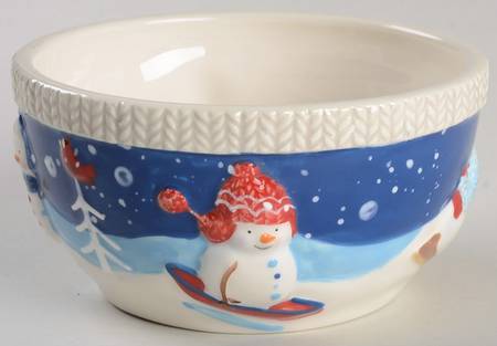 Let It Snow Dip Bowl (for Dip and Spreader)