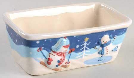 Let It Snow Loaf Pan by St Nicholas Square