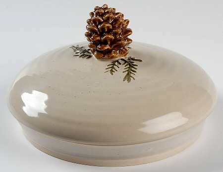 Snow Valley Lid for Cookie Jar