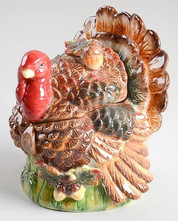Harvest Figural Collection Gravy Boat & Lid