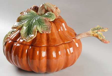 Harvest Figural Collection Tureen & Lid w/Ladle