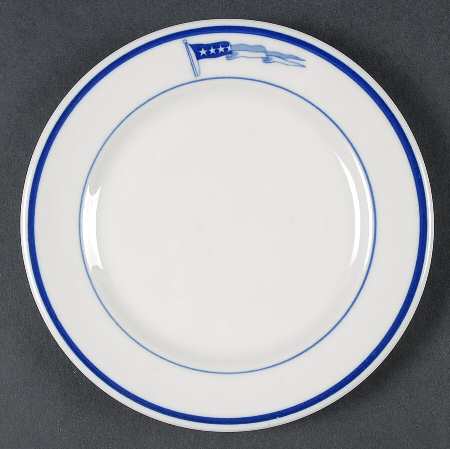 US Navy Mess Wardroom Officer Bread & Butter Plate