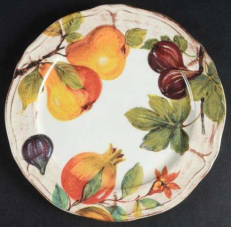 Autumn Fruit Salad Plate