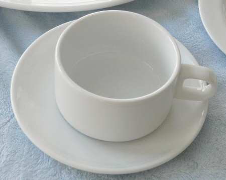 S9A1 Flat Cup & Saucer Set by Sant Andrea