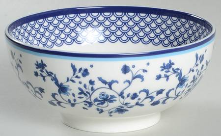 Blue Portofino Individual Salad/Dessert/Fruit Bowl