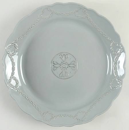 Villa Beleza Slate 14" Deep Round Platter