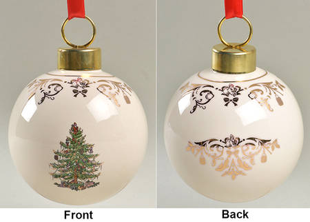 Christmas Tree Gold Collection 2014 Annual Bauble Ornament