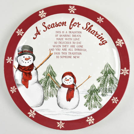 Yuletide Cookie Plate