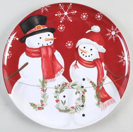 Yuletide Melamine Dinner Plate