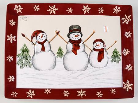 Yuletide 16" Rectangular Serving Platter