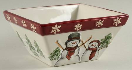 Yuletide Square Cereal Bowl