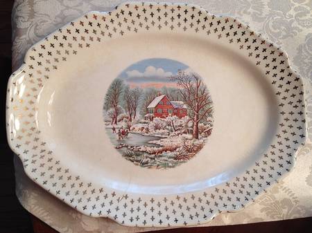 SAB118 12" Oval Serving Platter