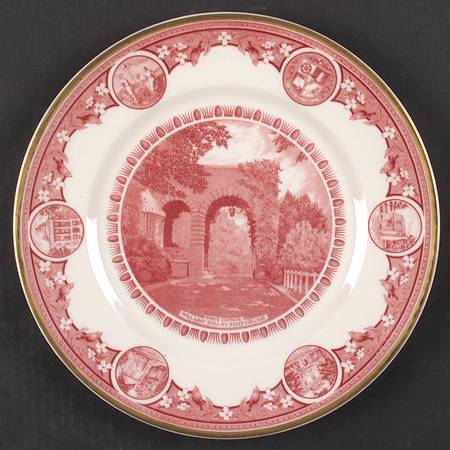 N C State Dinner Plate