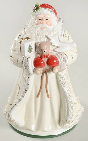 Christmas Tree Figural Cookie Jar & Lid