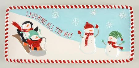 Merry Merry Rectangular Treat Tray