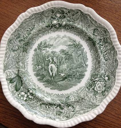 Field Sports Series Green (Gadroon) by Spode
