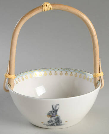 Meadow Lane 7''-7 1/4'' Basket W/Bamboo Handle HC