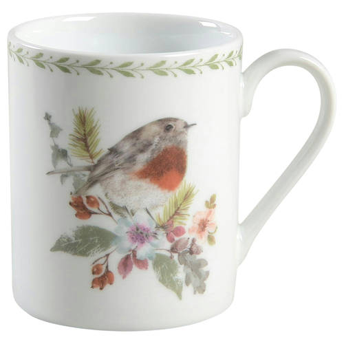 Robin Wreath Mug