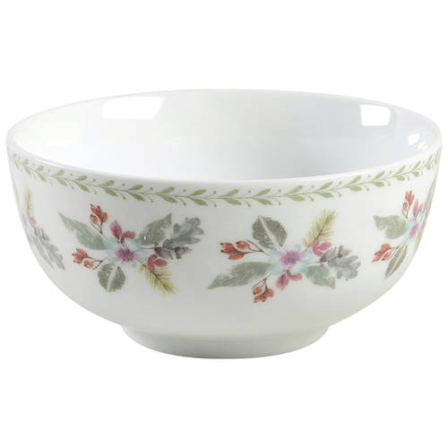 Robin Wreath Coupe Cereal Bowl - Set of 4