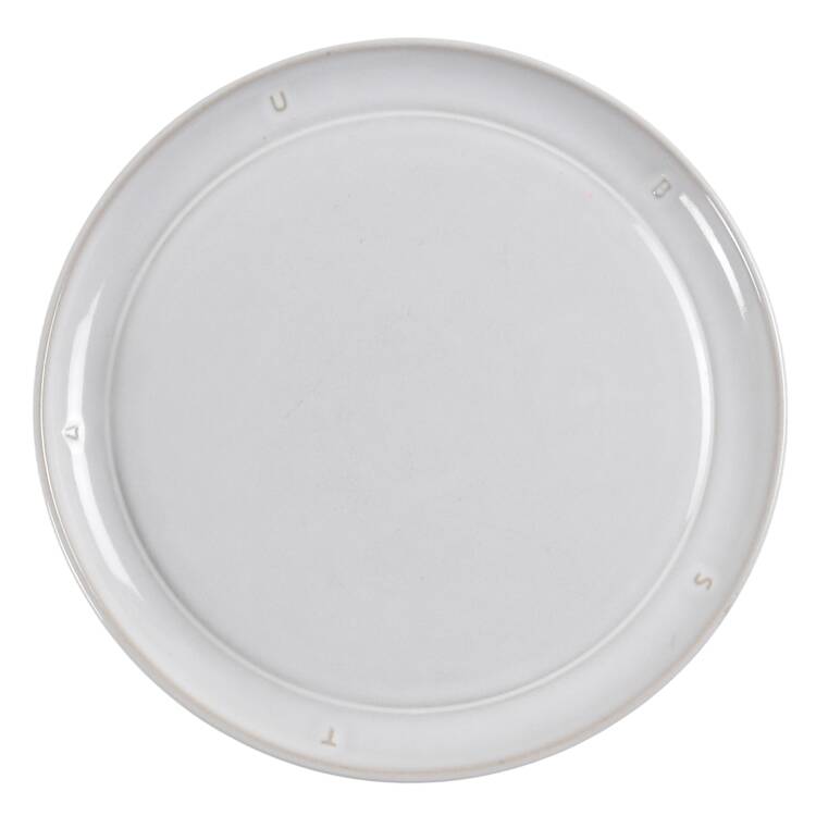 Boussole-White Salad Plate