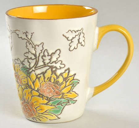 Gilded Sunflower Mug