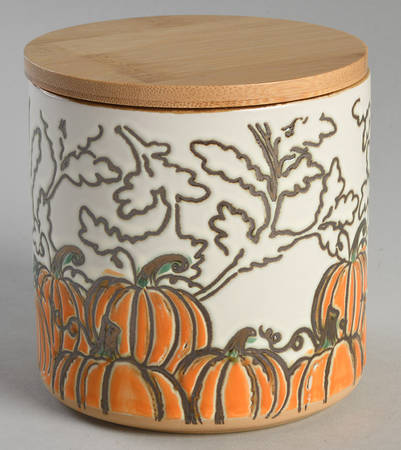Gold Pumpkin Small Canister & Lid by Spectrum
