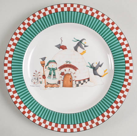 Winter Follies Salad Plate by Sakura