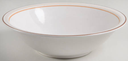 Mono Rings Brandy Cream 9" Round Vegetable Bowl by Sears