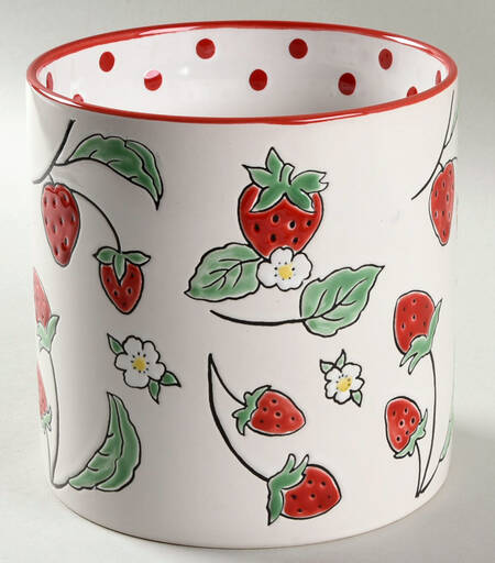 Strawberry Fields Medium Canister No Lid