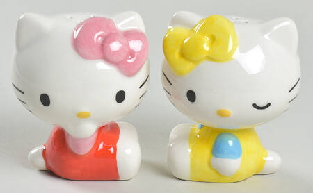 Hello Kitty (Miscellaneous) Salt & Pepper Set