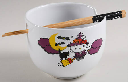 Hello Kitty (Miscellaneous) Noodle Bowl & Chopsticks Set