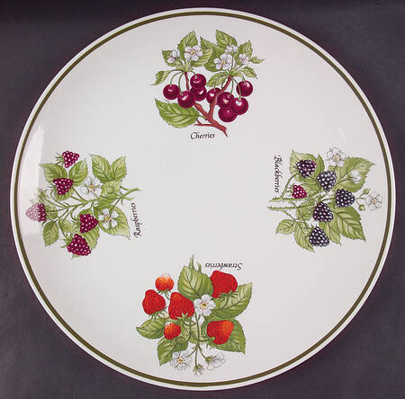Staffordshire Gardens 12" Chop Plate (Round Platter)