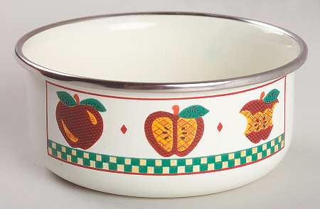 A Is For Apple 4" Metal Bowl