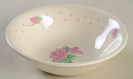 Pink Rose Coupe Cereal Bowl by Tabletops Unlimited