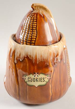 Maizeware Colonial Brown Cookie Jar & Lid by Terrace