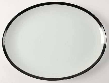 Midnight 14" Oval Serving Platter