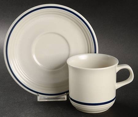 Blue Ridge Flat Cup & Saucer Set