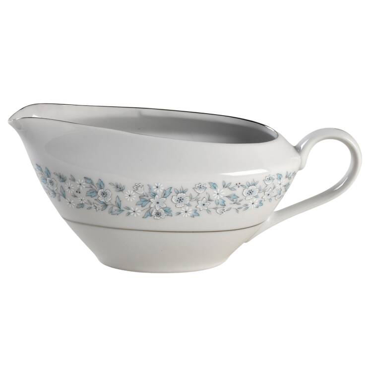 Brocade (Platinum Trim) Gravy Boat