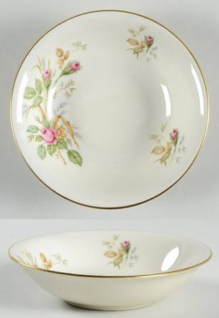 07470 (Cream Background, Embossed) Fruit/Dessert (Sauce) Bowl