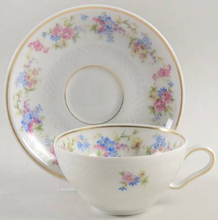 7215 Footed Cup & Saucer Set by Thomas