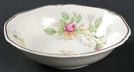 7470 (White, Scalloped) Fruit/Dessert (Sauce) Bowl by Thomas