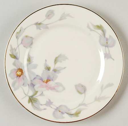 THU4 (CREAM BKGD) Bread & Butter Plate by Thun